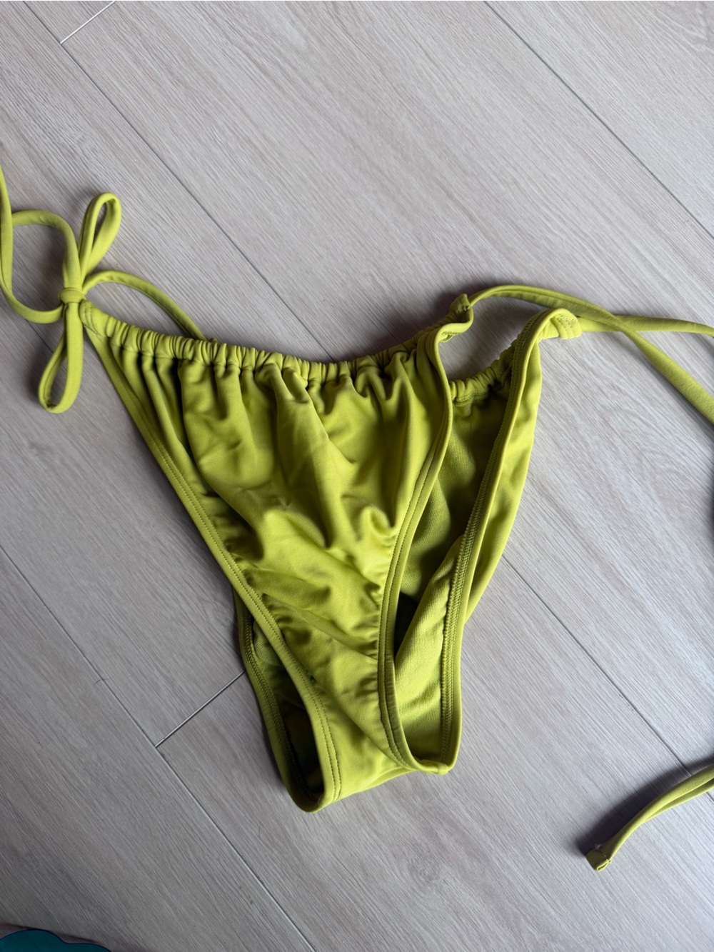 wild fable Lime Green Triangle Bikini Bottoms